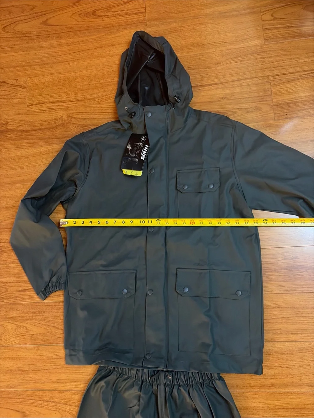NAVIS Men's Heavy Duty Waterproof Rain Suit - Windproof Size S